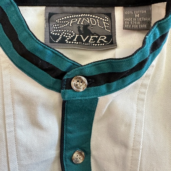 Spindle River Classics Western Button Down Color Blocking Rodeo Dress Shirt NWT - Picture 4 of 8